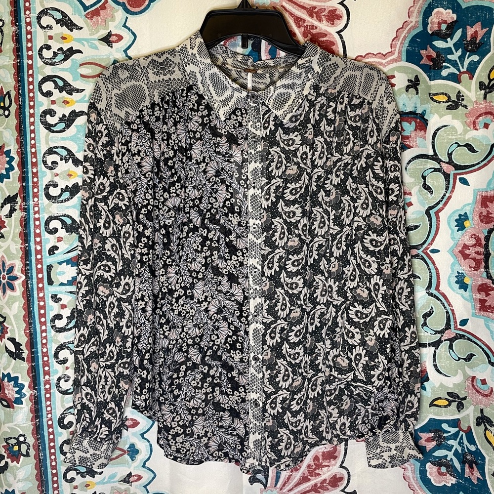 Free People Dani Button Down